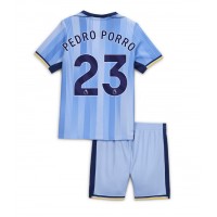 Dres Tottenham Hotspur Pedro Porro #23 Gostujuci za djecu 2024-25 Kratak Rukav (+ kratke hlače)